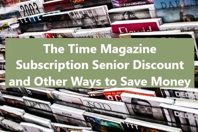 The Times Magazine subscription senior discount