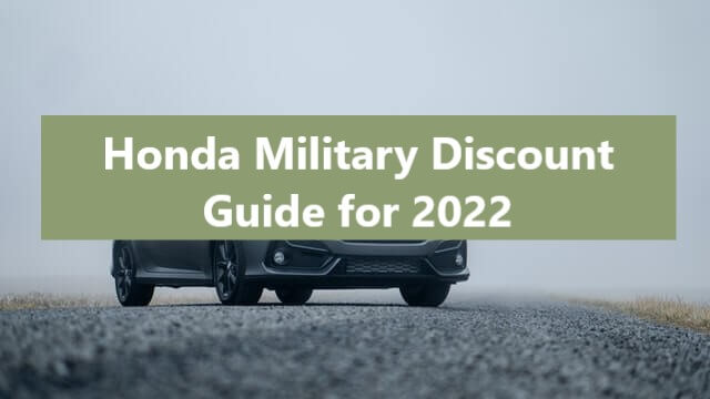 Honda Military Discount Guide for 2022