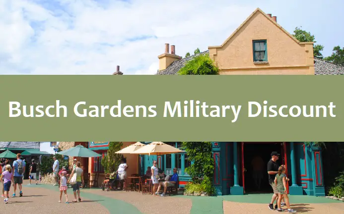 Busch Gardens Military Discount