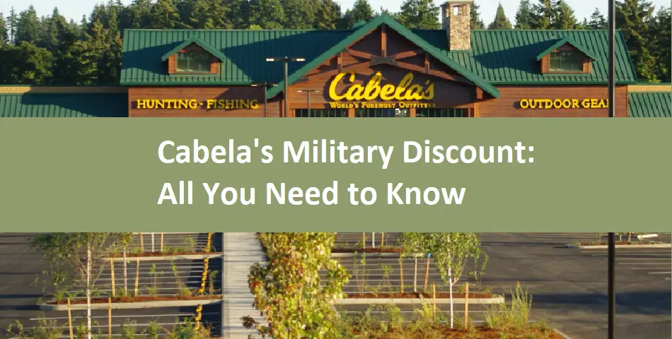 Cabela's Military Discount: All You Need to Know