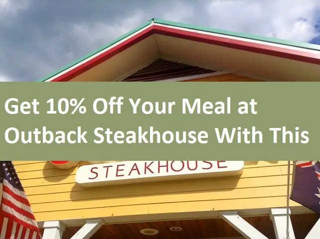 Get 10% Off Your Meal at Outback Steakhouse With This Senior Discount!