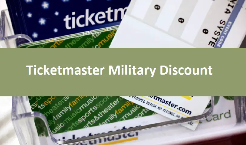 Ticketmaster Military Discount