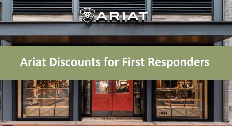 Ariat Discounts for First Responders: What You Need to Know