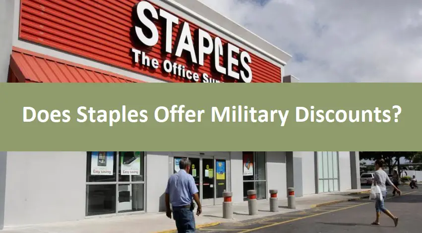 Does Staples Offer Military Discounts?