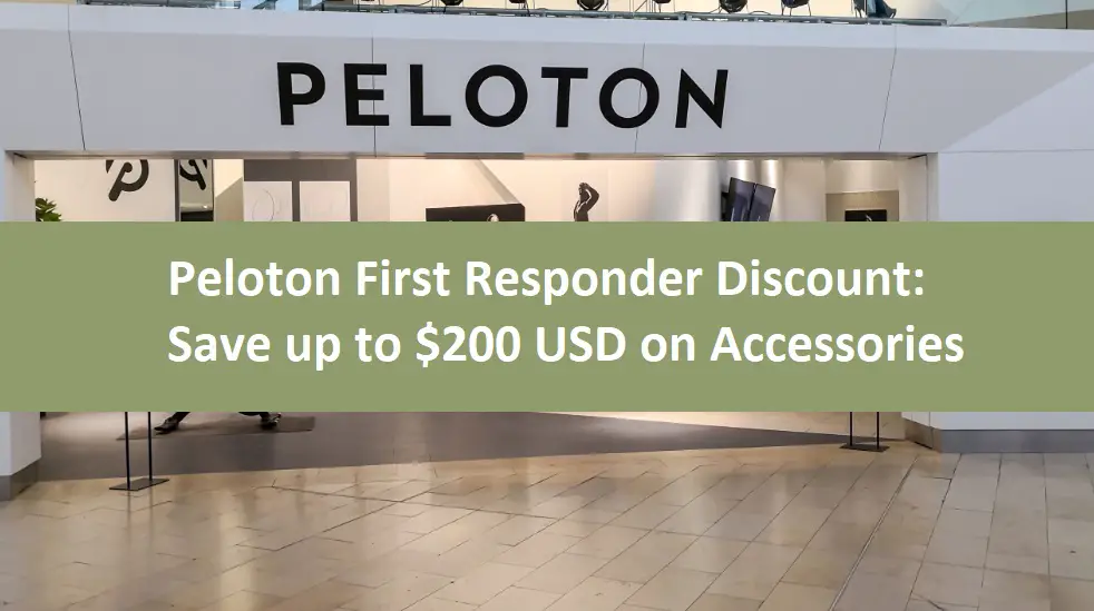Peloton First Responder Discount: Save up to $200 USD on Accessories