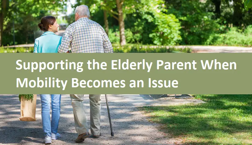 Supporting the Elderly Parent When Mobility Becomes an Issue
