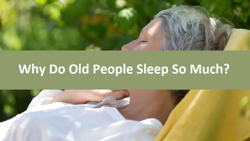 Why Do Old People Sleep So Much?
